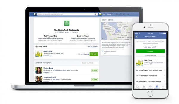 Facebook 'Safety Check' lets friends know you're OK after disasters Facebook 'Safety Check' lets friends know you're OK after disasters